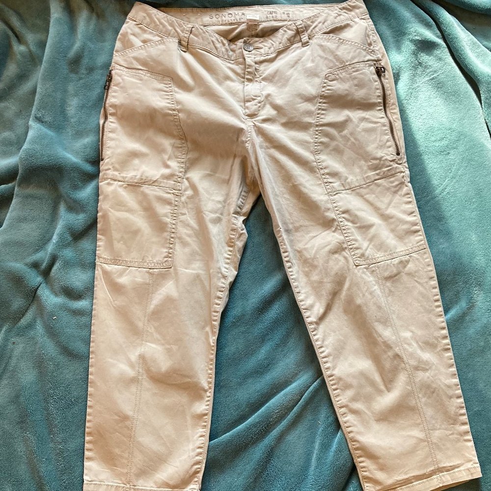 Sonoma Khaki Capris